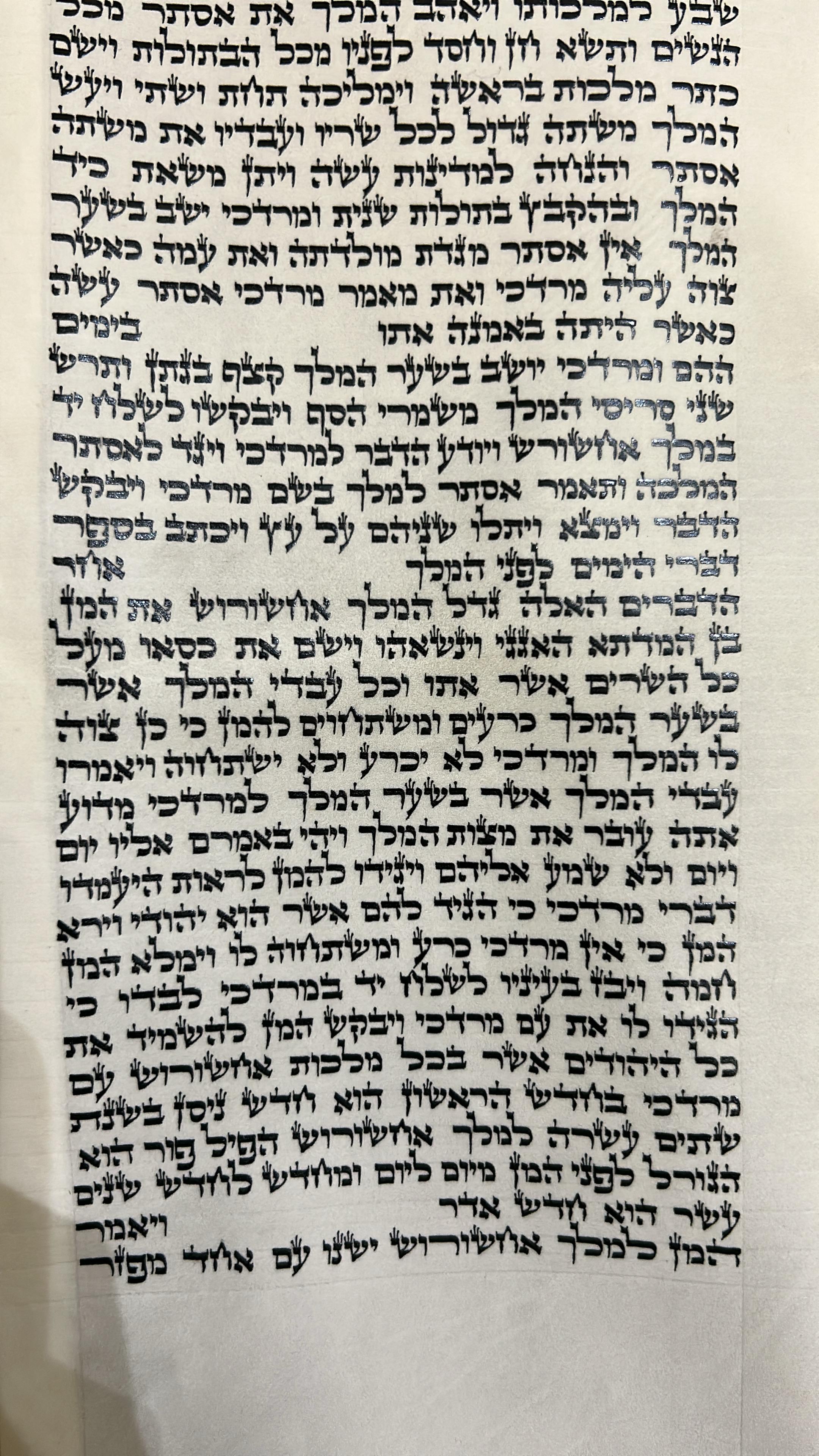 Megillat Esther, Ksav Arizal, 42 CM #1010