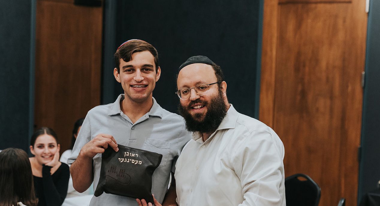A Heartfelt Gift of Tefillin: Celebrating Connection and Commitment at Chabad KU